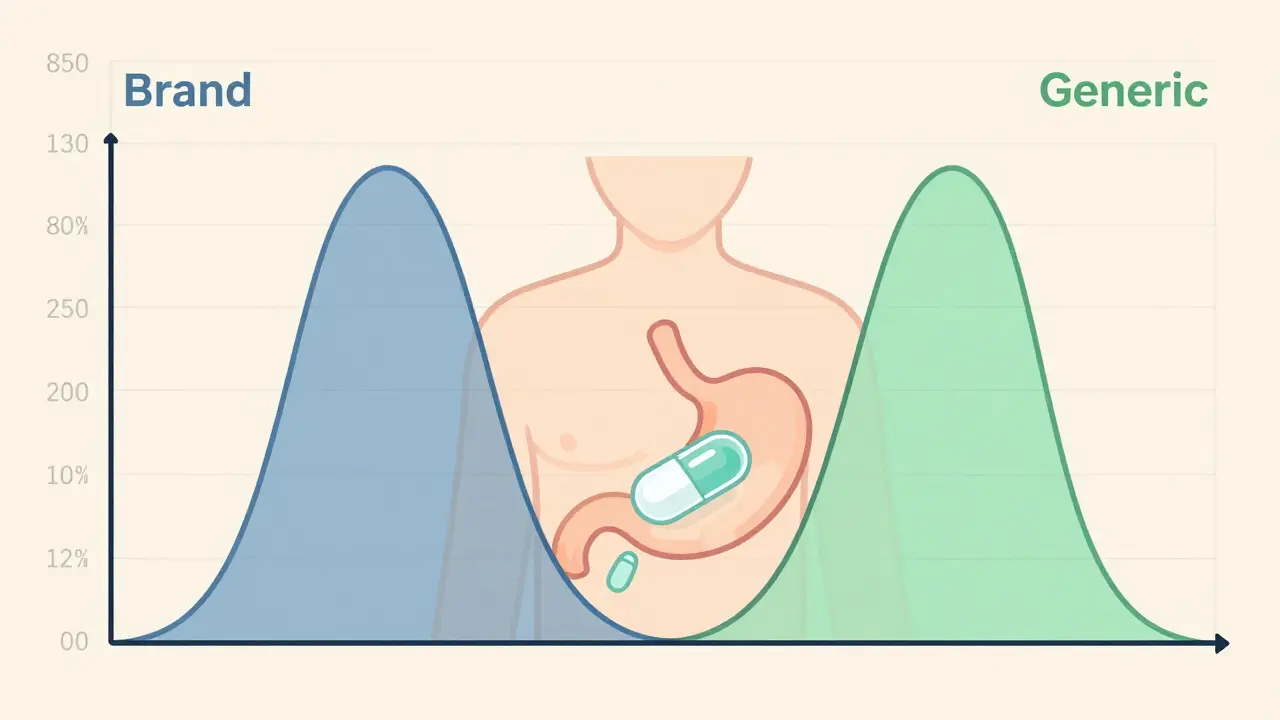 Generic Drug Absorption Rates: What the 80-125% Rule Really Means