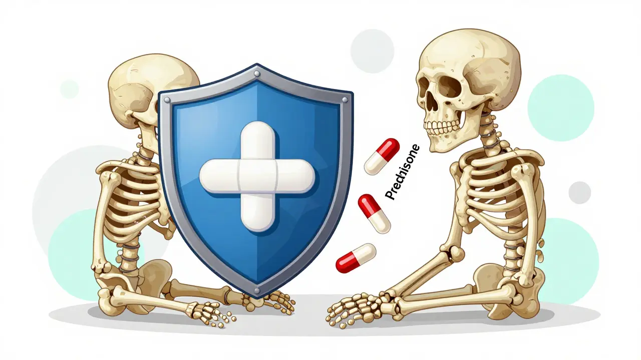 Preventing Steroid-Induced Osteoporosis: Calcium, Vitamin D, and Bisphosphonates