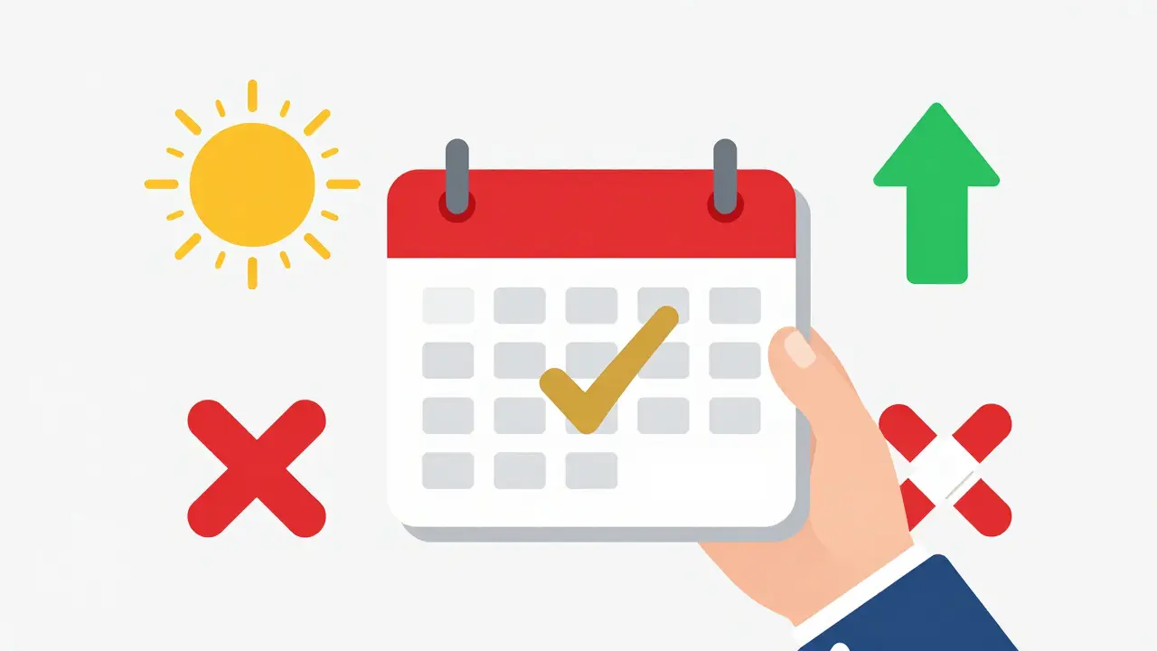 Yearly IV infusion marked on calendar with calcium, vitamin D, and bone health icons